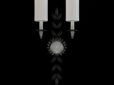 Porta Romana Beatrice Wall Light 3D model