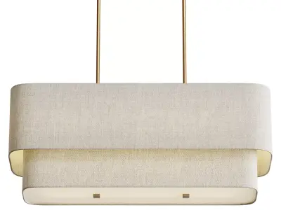 Aleena Linear Chandelier 3D model