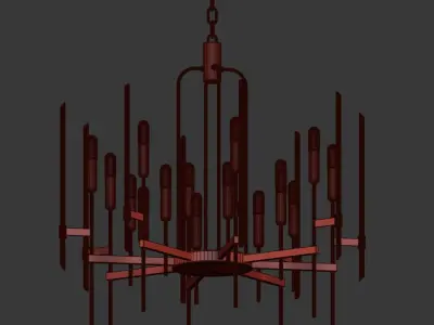 Hudson Valley Bari Chandelier 3D model