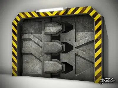 Airlock door 3D model