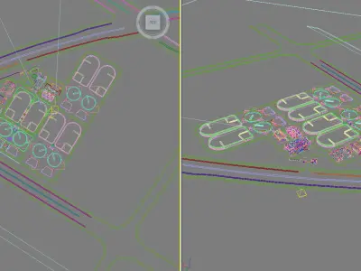Water and Sewage Treatment Plants 3D model