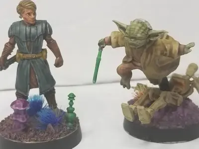 Little Green Friend Collection Miniature Legion Scale 3D print model