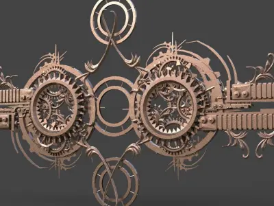 Angel Greater chariot beacon Low-poly 3D model