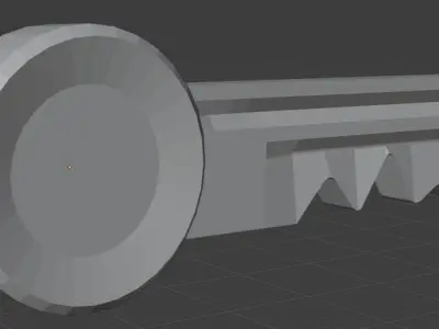 1 SET OF KEYS VERSION 1 Low-poly 3D model