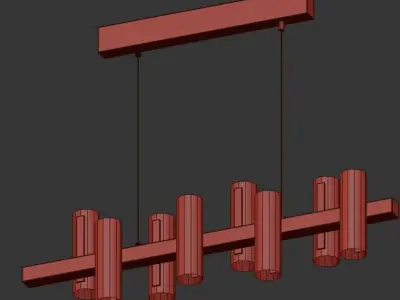 Black Note Keys 3D model