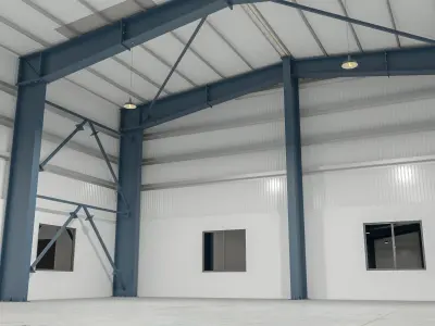 Warehouse 3d model 3D model