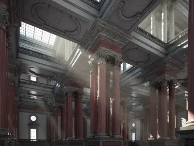 Corinthian Hall 3D model