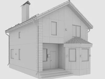 Cottage 2 house design 3D model