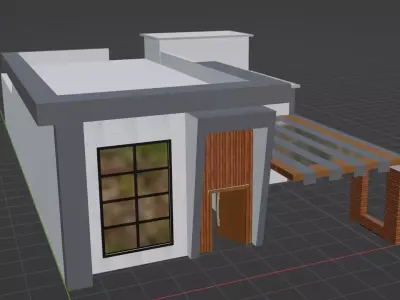 Modern House Free 3D model 10