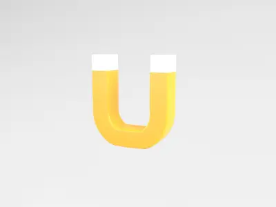 Magnet v1 002 Low-poly 3D model