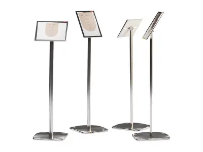 Floor information stand A4 BRAUBERG Extra 3D model