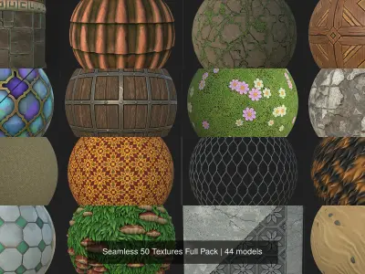 Seamless 50 Textures Full Pack Texture