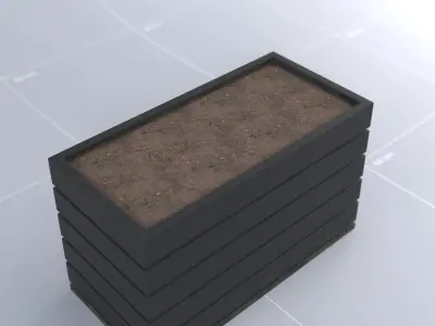 Toronto Greenery Pot 01 3D model