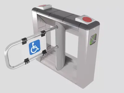Disabled Turnstile 3D model
