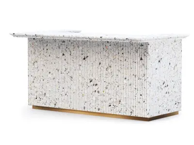 Soke marble bar counter  3D model