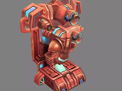 Wall Fortress - Electric Shock 02 3D model
