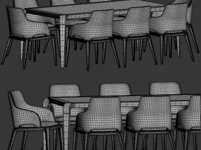 Dining Set 65 3D model