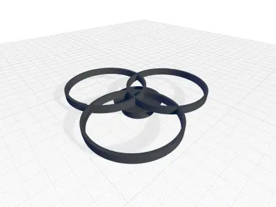 Nia ceiling light 3D model