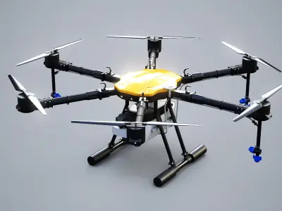  Agricultural Drone - Farming UAV Sprayer for Crop Dusting Precision Agriculture 