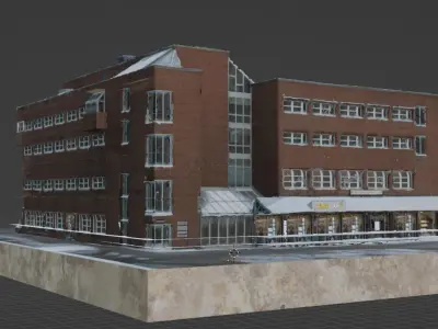 centrum 11 building from 3d scan Free 3D model
