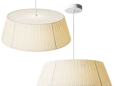 Nordic Silk Lamp 3D model