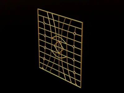 A 3D DOOR FENCE DESIGN Free 3D model