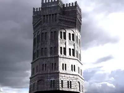 Tower of London inspired 1 3D model