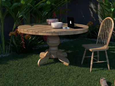 laos Happy Solitude Low-poly 3D model