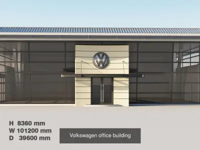 Volkswagen and Mitsubishi services 3D Model Pack