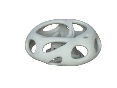 SciFi Cube Object No 66295 Low Poly Shape Low-poly 3D model