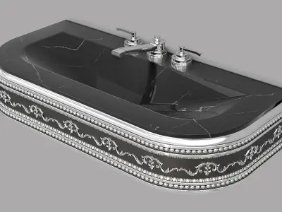 Classic Wash Basin 5 3D model
