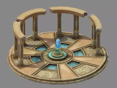 Moon City - Pool 12 3D model