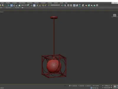 Wadsworth Pendant Light Low-poly 3D model