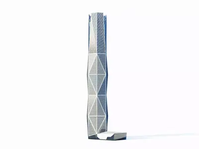 PIF Tower - Riyadh Saudi arabia 3D model