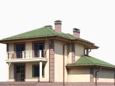 Residential House 25 3D model