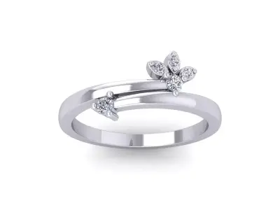 Light weight Diamond Ring 3d model and Render  3D print model purchase