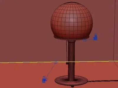 Wilhelm Wagenfeld table lamp 3D model