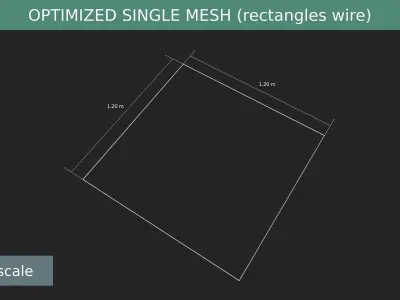 Texture paving stone - seamless Low-poly 3D model