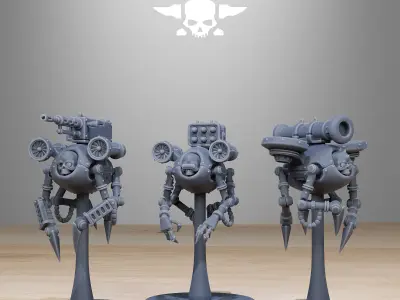 Scavenger Drones 3D print model