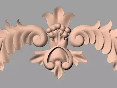 3D carved model furniture 3D design used for artcam aspire E839 3D model