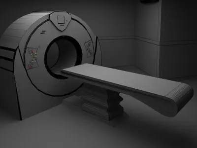CT Scanning Room 3D model