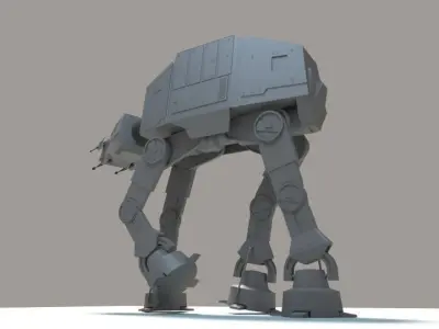 AT AT star wars at-at 3D print model