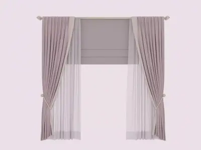  Decoration  Curtain  3D model