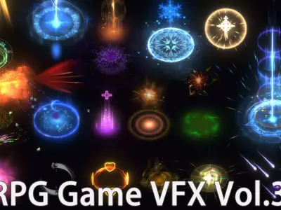 Unity RPG Game VFX Bundle 3D model