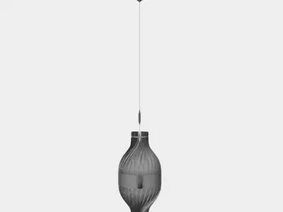 Suspension BulM M by lairial luminaire bordeaux Free 3D model