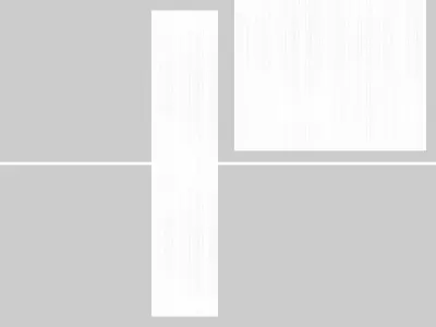 Modern Interior Wood Door - Real Wood UVW Maps - MUTE 6-6C 3D model