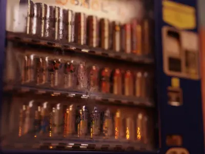 Vending Machine 1 Low-poly 3D model