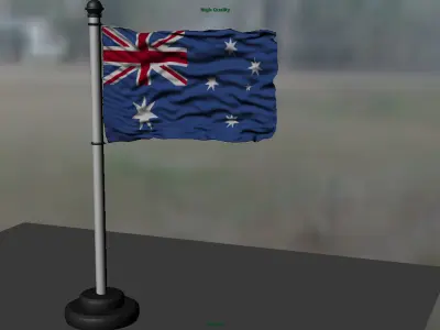 Australia Flag 3D model