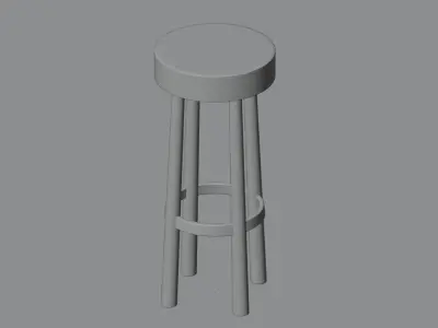 Chair Bar Stool 3D model