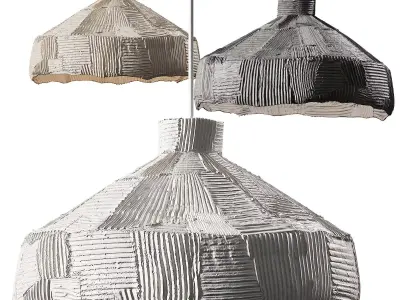 Anemone Pendant Light by Paola Paronetto 3D model